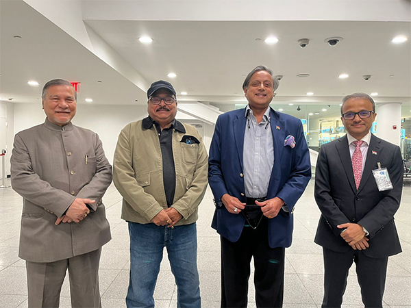Members of the all-party delegation led by Congress MP Shashi Tharoor arrive in the US (Photo/ANI) Members of the all-party delegation led by Congress MP Shashi Tharoor arrive in the US (Photo/ANI)