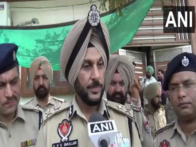 Commissioner of Police GS Bhullar (Photo/ANI) Commissioner of Police GS Bhullar (Photo/ANI)