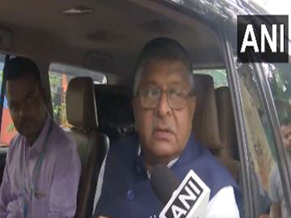 BJP MP Ravi Shankar Prasad (Photo/ANI)