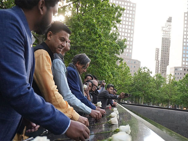 All-Party Delegation at 9/11 memorial in New York (Image: X@IndiainNewYork)