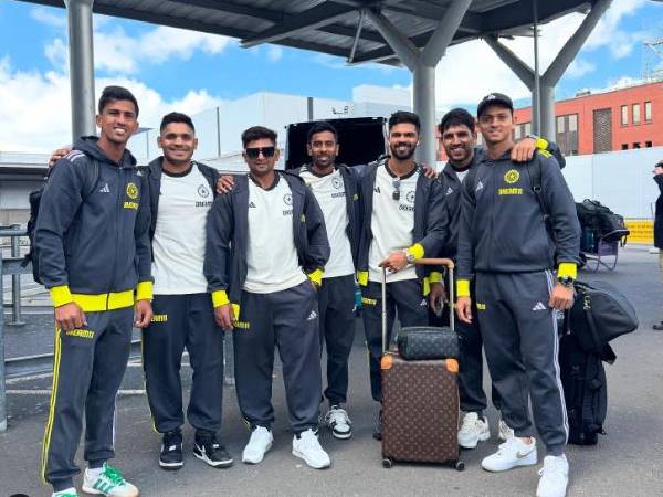 India A members in UK. (Photo- tushardeshpande96 Instagram) India A members in UK. (Photo- tushardeshpande96 Instagram)