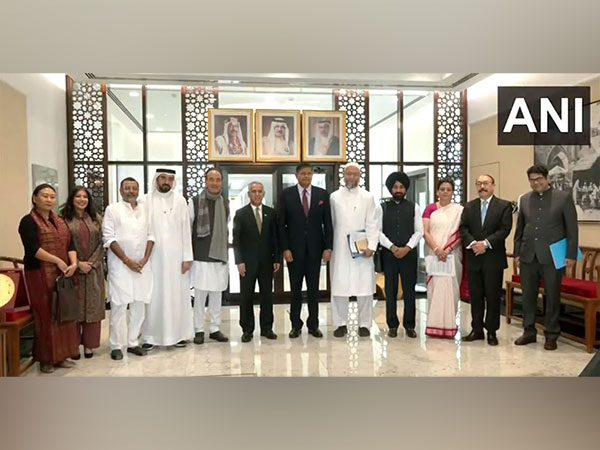 All-party delegation led by BJP MP Baijayant Panda meets Abdul Nabi Salman, First Deputy Speaker of Council of Representatives (Photo/ANI) All-party delegation led by BJP MP Baijayant Panda meets Abdul Nabi Salman, First Deputy Speaker of Council of Representatives (Photo/ANI)