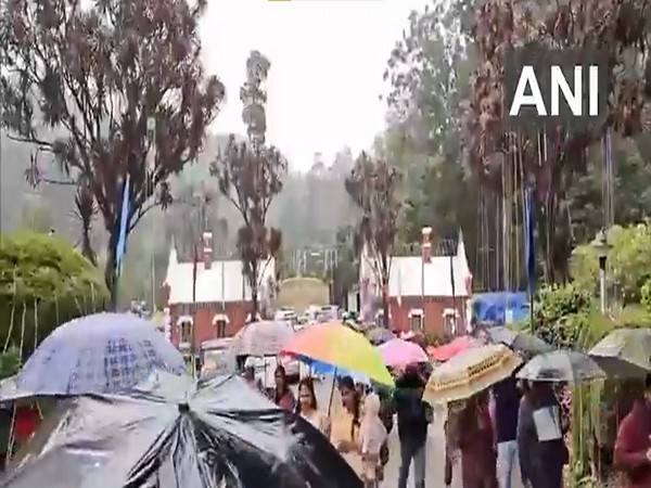 Rain lashes in parts of Nigiris district (Photo/ANI) Rain lashes in parts of Nigiris district (Photo/ANI)