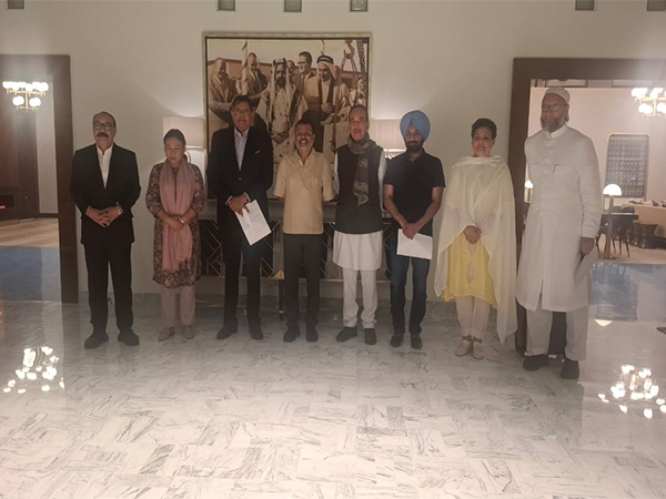 All-party delegation led by BJP MP Baijayant Panda leaving for Kuwait (Photo/ ANI) All-party delegation led by BJP MP Baijayant Panda leaving for Kuwait (Photo/ ANI)