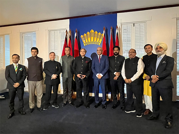 All-party delegation led by Congress MP Shashi Tharoor meets Vice-President of Guyana (Photo/ ANI)