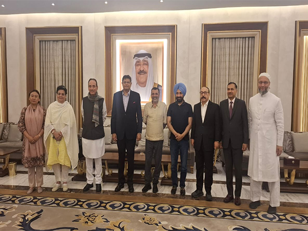 All-party delegation led by BJP MP Baijayant Panda arrives in Kuwait (Photo/ ANI) All-party delegation led by BJP MP Baijayant Panda arrives in Kuwait (Photo/ ANI)