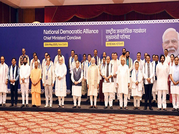 NDA CM Conclave held in New Delhi on Sunday (Photo: @gupta_rekha/X) NDA CM Conclave held in New Delhi on Sunday (Photo: @gupta_rekha/X)