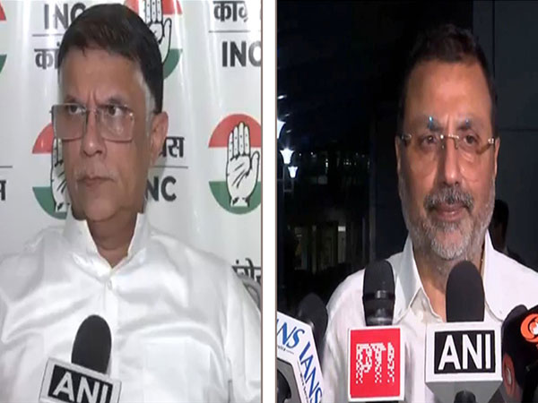  Congress leader Pawan Khera and BJP leader Nishikant Dubey (Photo/ANI)