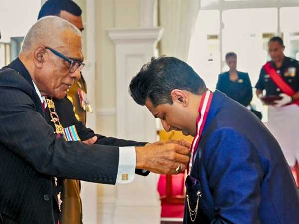 Sumeet Tappoo honoured with Fiji’s top civilian award Sumeet Tappoo honoured with Fiji’s top civilian award