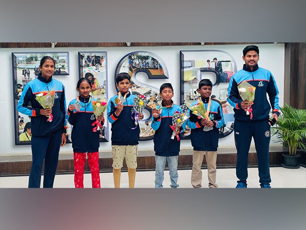 EISB Athletes with their Medal Wins at Stairs Youth National Games, 2025