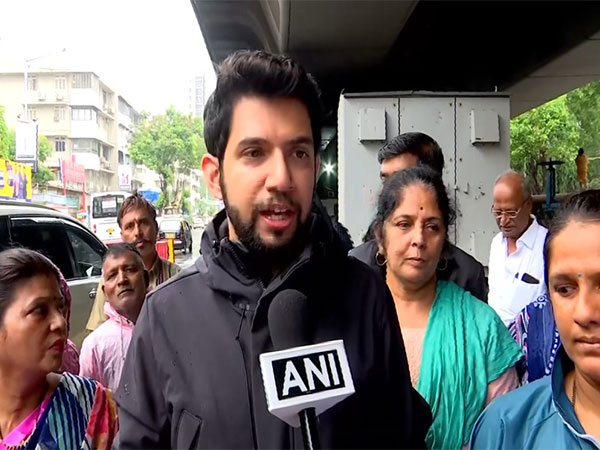 Shiv Sena (Uddhav Thackeray) faction leader Aaditya Thackeray (Photo/ANI) 