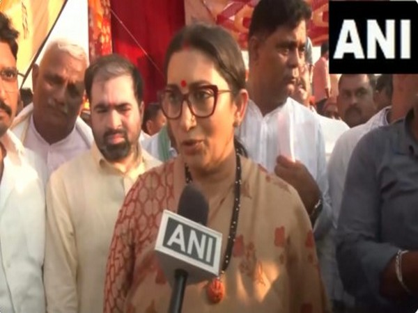 Bharatiya Janata Party leader Smriti Irani (Photo/ANI)