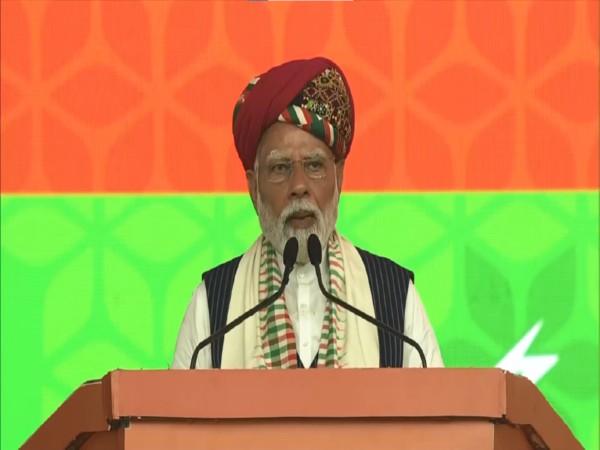 Prime Minister Narendra Modi in Bhuj (Photo/ANI)