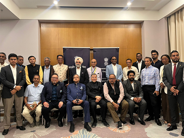 Indian delegation interacting with the business community in Guyana (Photo/ ANI)