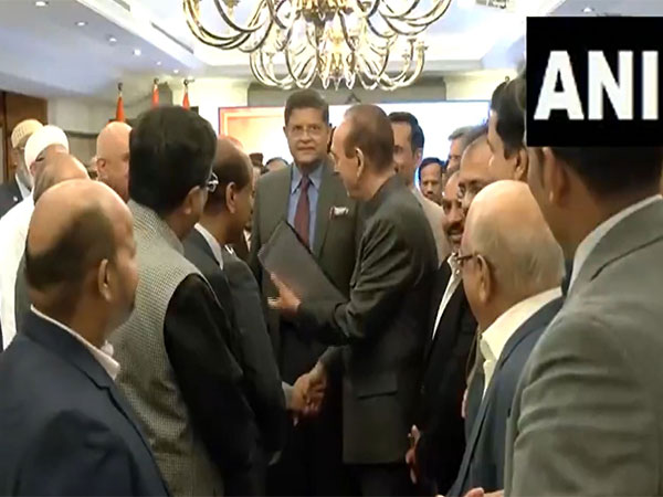 BJP MP Baijayant Panda meets Indian diaspora in Kuwait (File Photo/ANI) 