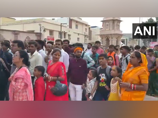 Devotees at Ram Janmabhoomi Temple (Photo/ANI)