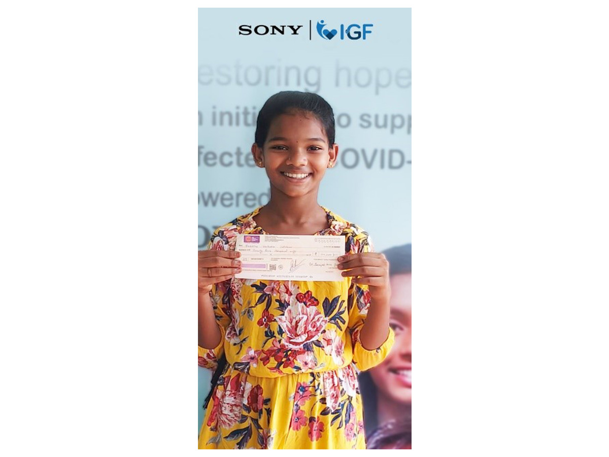 Sony India and IGF-India launch comprehensive scholarship and aid for children and families affected by the pandemic Sony India and IGF-India launch comprehensive scholarship and aid for children and families affected by the pandemic