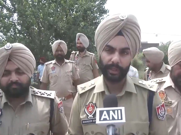 Amritsar Rural Senior Superintendent of Police (SSP) Maninder Singh (Photo/ANI)