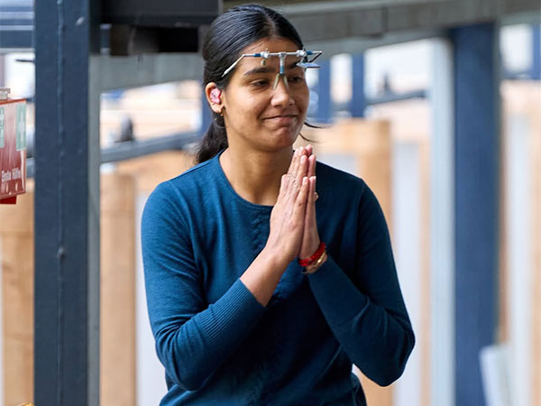Tejaswini after winning women's 25m pistol final at Suhl Junior Shooting World Cup (Image: NRAI media)