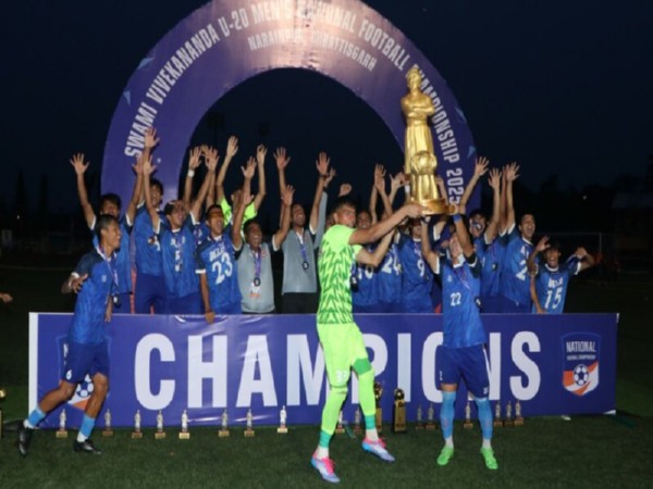 Delhi lifting Swami Vivekananda Men’s U20 NFC title (Image: AIFF media)