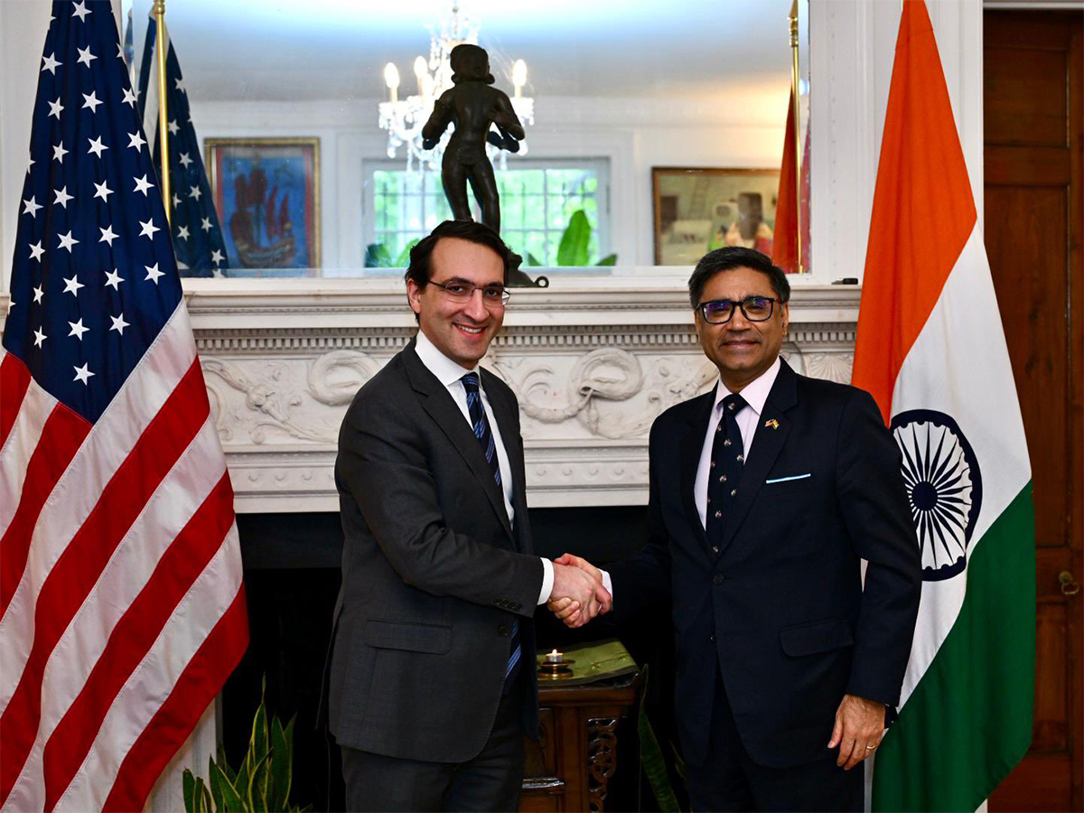 Vikram Misri advocates for early convening of India-US Strategic Trade Dialogue (Photo/@IndianEmbassyUS)