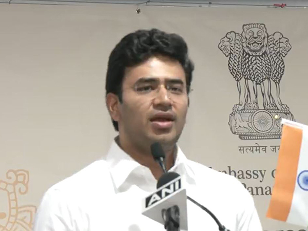 BJP MP Tejasvi Surya. (Photo/ANI)