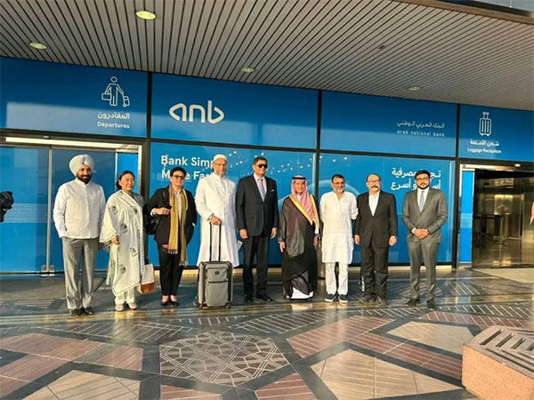 All-party delegation led by BJP MP Baijayant Panda arrives in Riyadh (Source: AIMIM)