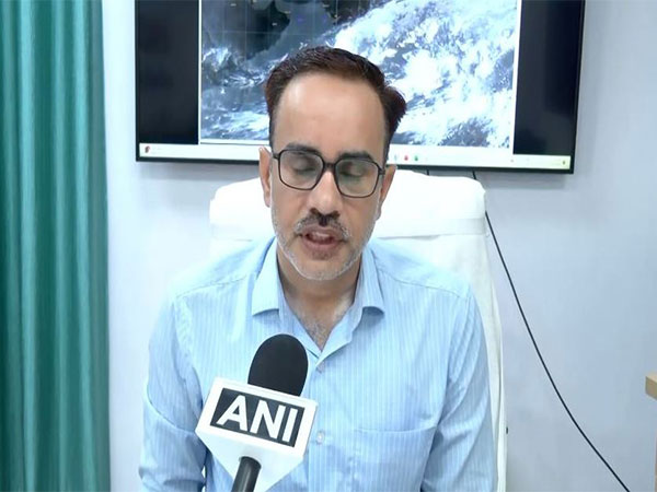 Radheshyam Sharma on heat waves and thunderstorms in Rajasthan(Photo/ANI)