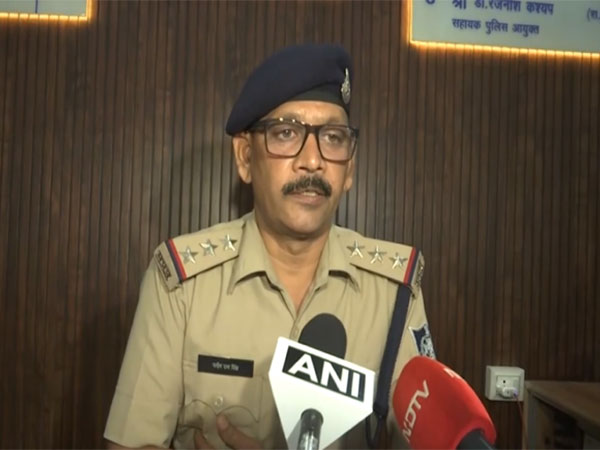Misrod Police station in charge Manish Raj Singh Bhadauriya (Photo/ANI) 