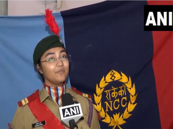 NCC Senior Under Officer Nadira Khan. (Photo/ANI)