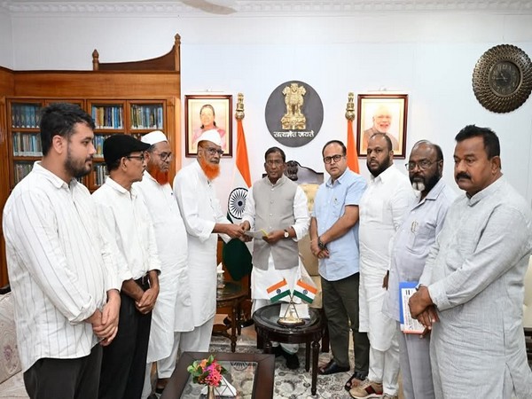 AIUDF submits memorandum to Assam Governor Lakshman Prasad Acharya (Photo/ @AIUDF) 