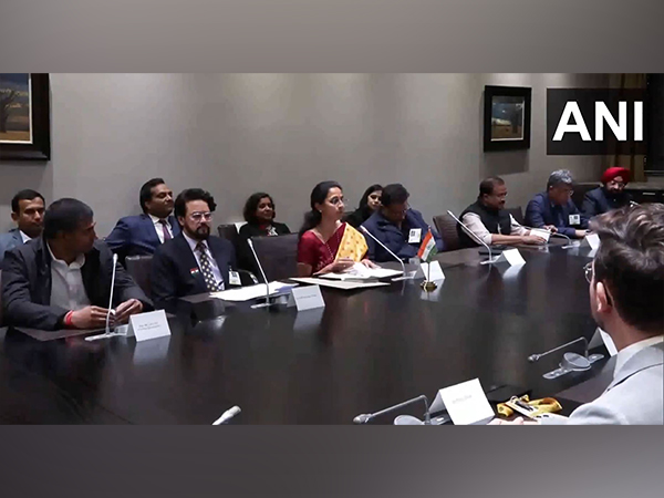 Supriya Sule-led delegation met John Steenhuisen, Federal Leader and Minister of Agriculture of South Africa (Photo/ANI)