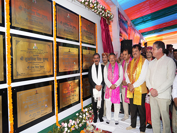 CM Sukhu inaugurates developmental projects (Photo/ANI)