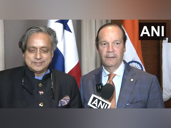 Congress MP Shashi Tharoor with Panamanian Foreign Minister Javier Martínez Acha (Photo/ANI) Congress MP Shashi Tharoor with Panamanian Foreign Minister Javier Martínez Acha (Photo/ANI)