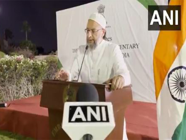All India Majlis-e-Ittehadul Muslimeen (AIMIM) MP Asaduddin Owaisi (Photo/ANI)