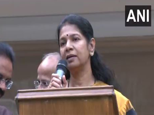 DMK MP Kanimozhi Karunanidhi (Photo/ANI) 