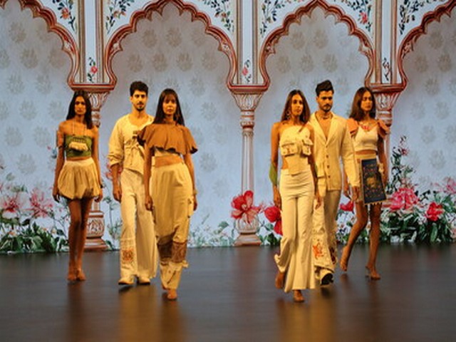 Students from Amity University Gurugram dazzle the audience with their creative couture.