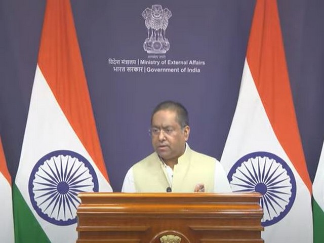 Ministry of External Affairs spokesperson Randhir Jaiswal (Photo Credit: YouTube/Ministry of External Affairs) Ministry of External Affairs spokesperson Randhir Jaiswal (Photo Credit: YouTube/Ministry of External Affairs)