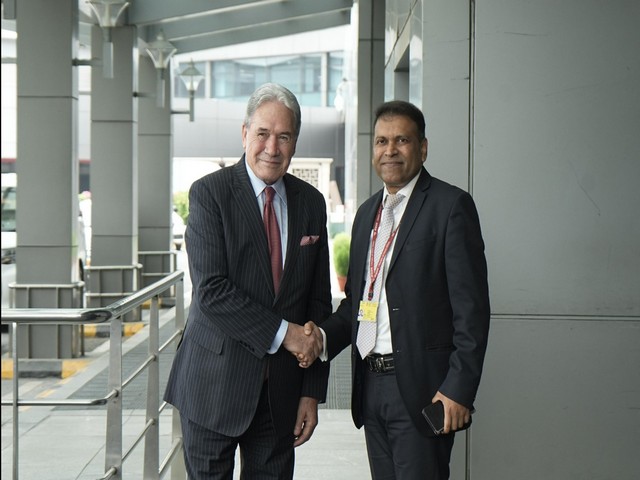 New Zealand Deputy PM, Foreign Minister Winston Peters arrives in India (Photo/@MEAIndia)