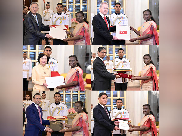 President Droupadi Murmu receiving credentials of envoys (Photo/ President’s Secretariat) President Droupadi Murmu receiving credentials of envoys (Photo/ President’s Secretariat)