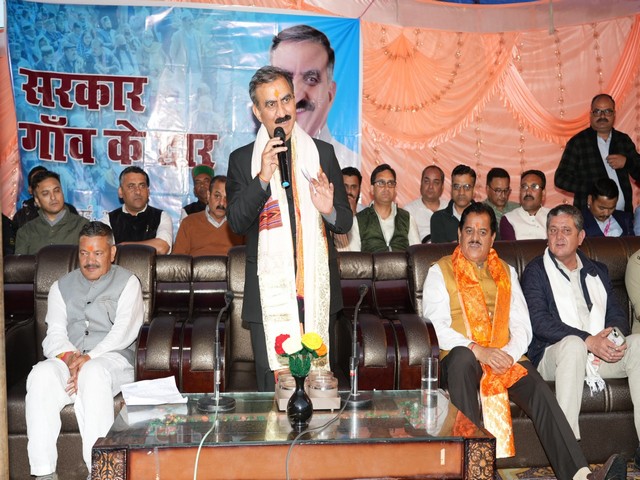 Himachal  Pradesh Chief Minister Sukhvinder Singh Sukhu (Photo/ANI)