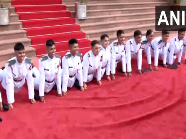 Female cadets celebrate after their 'Passing Out Parade’ held at Pune (Photo/ ANI)