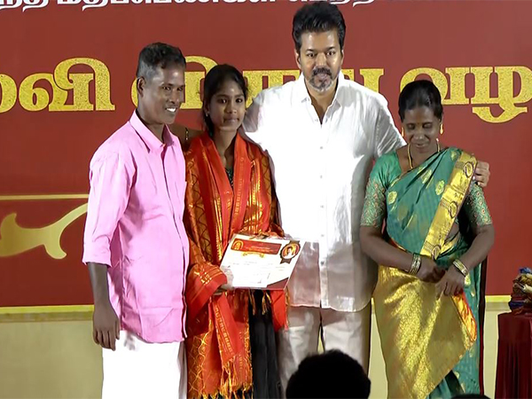  Tamilaga Vettri Kazhagam (TVK) chief Vijay (Photo/ANI)