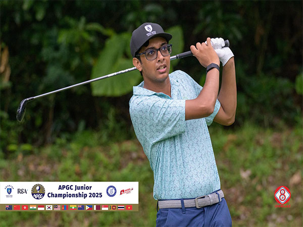 India amateur golfer Ranveer Mitroo in action during (Image: IGU media) India amateur golfer Ranveer Mitroo in action during (Image: IGU media)