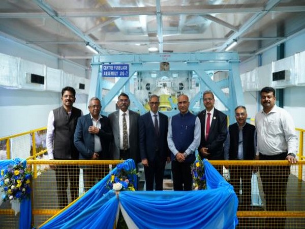 First centre fuselage for LCA Tejas Mk 1A handed over to HAL (Photo/ANI)