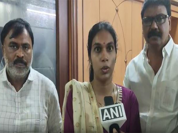 Kakani Poojitha, daughter of Kakani Govardhan Reddy (Photo/ANI)