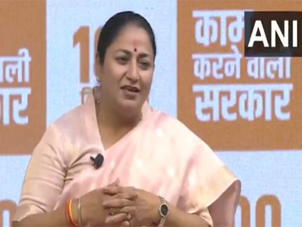 Delhi Chief Minister Rekha Gupta participated in the ‘100 Din Seva Ke’ program in Delhi. (Photo/ANI)