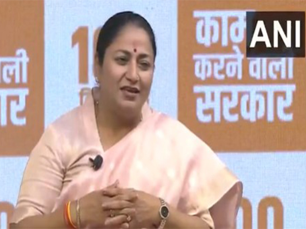 Delhi Chief Minister Rekha Gupta participated in the ‘100 Din Seva Ke’ program in Delhi. (Photo/ANI)