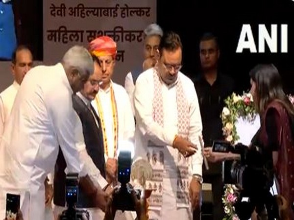 Union Minister JP Nadda and Rajasthan CM Bhajanlal Sharma attends Women Empowerment Conference (Photo/ANI) 