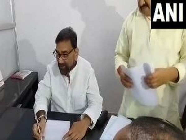 DU’ Rajeev Ranjan Prasad assumes charge as Vice Chairman of Bihar Upper Caste Commission (Photo/ANI) 